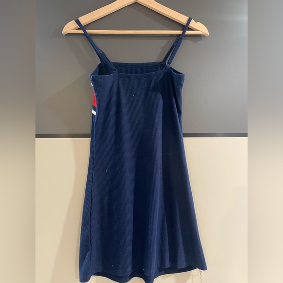 Navy Dress with Red and White Stripe - Picture 3 of 3